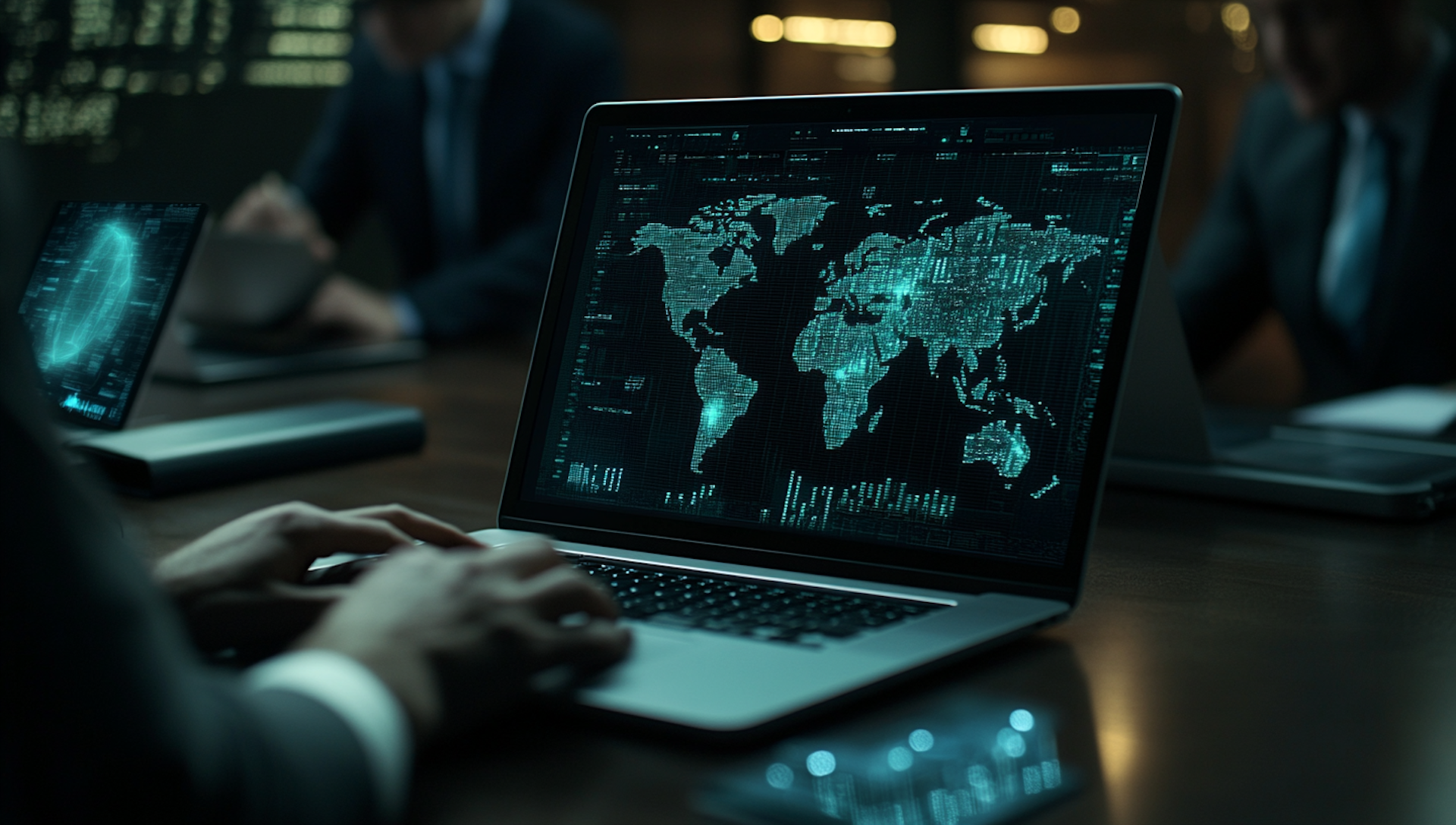 Profesionales de planificación financiera trabajando en estrategias de inversión